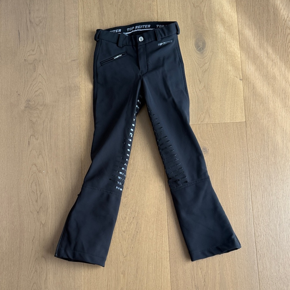 Kids Black Riding Pants